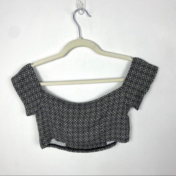 Nwt Free People Lucky Now Off Shoulder Crop Top Size Large New With Tags Revolve - Picture 6 of 9